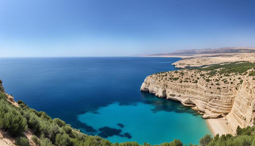 Mediterranean sea views