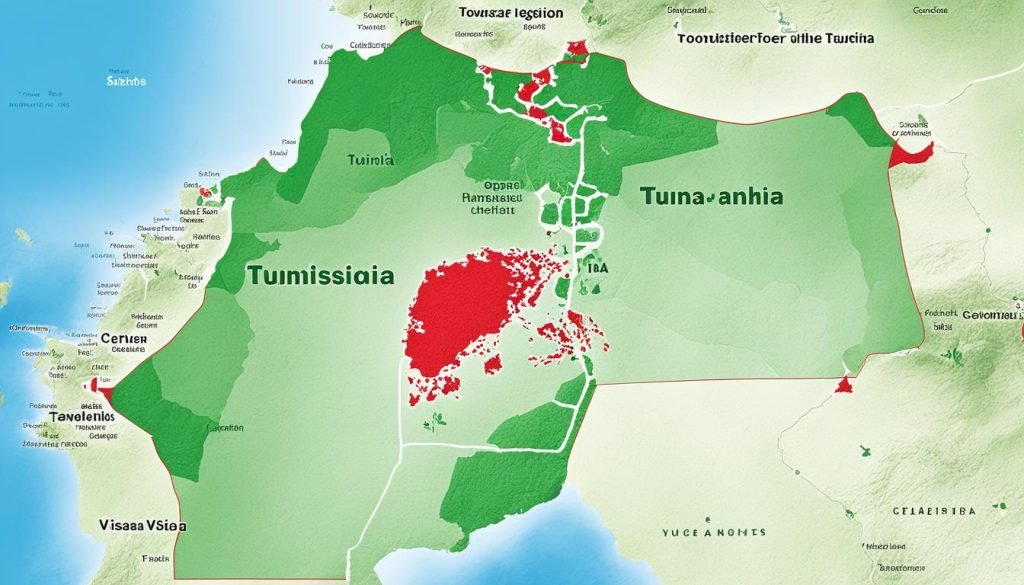 Tunisia Visa Policy Map