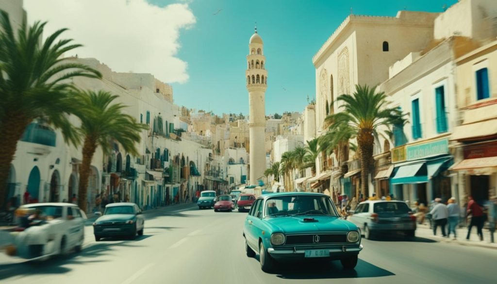 Driving in Tunisia
