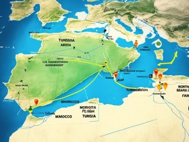 How Far Is Tunisia From Morocco By Plane?