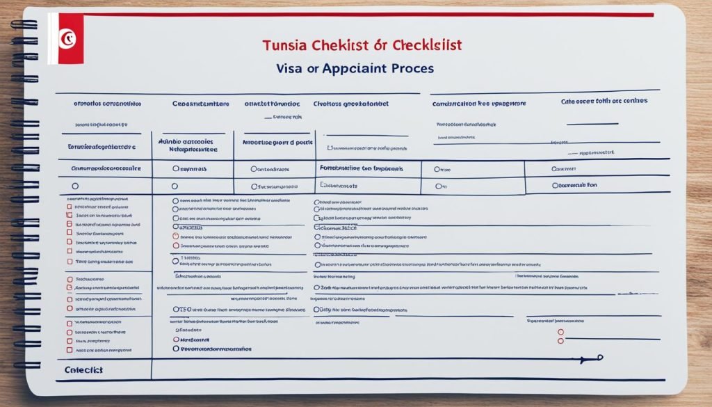 Tunisia Visa application process checklist