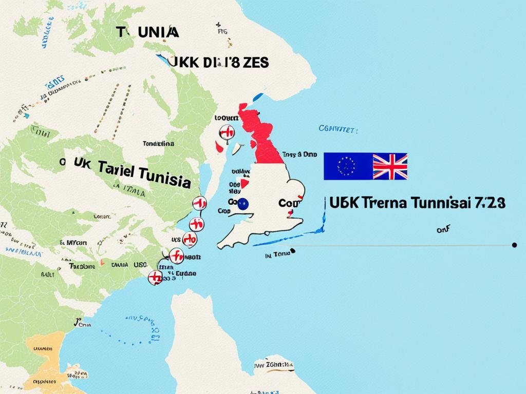 UK Tunisia time zones international travel planning