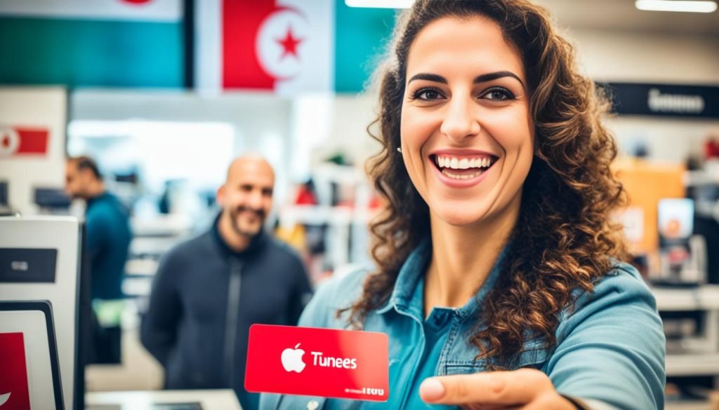 using iTunes card in Tunisia