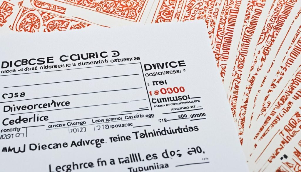 Average divorce fees Tunisia