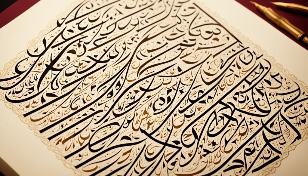 Modern Standard Arabic manuscript