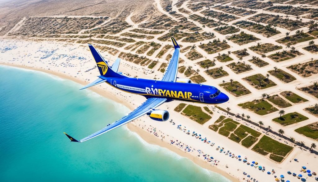 Ryanair services to Tunisia