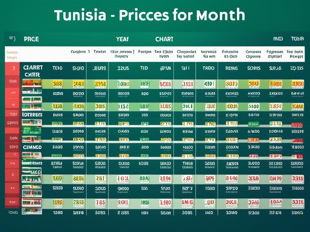 Tunisia Flight Cost Comparison Chart