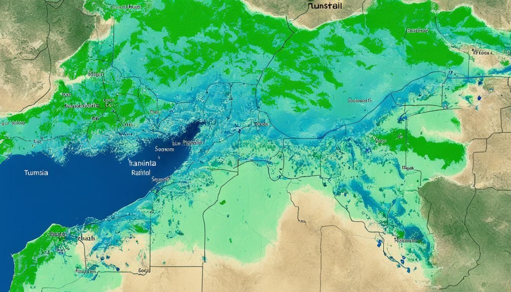 Tunisia rainfall patterns