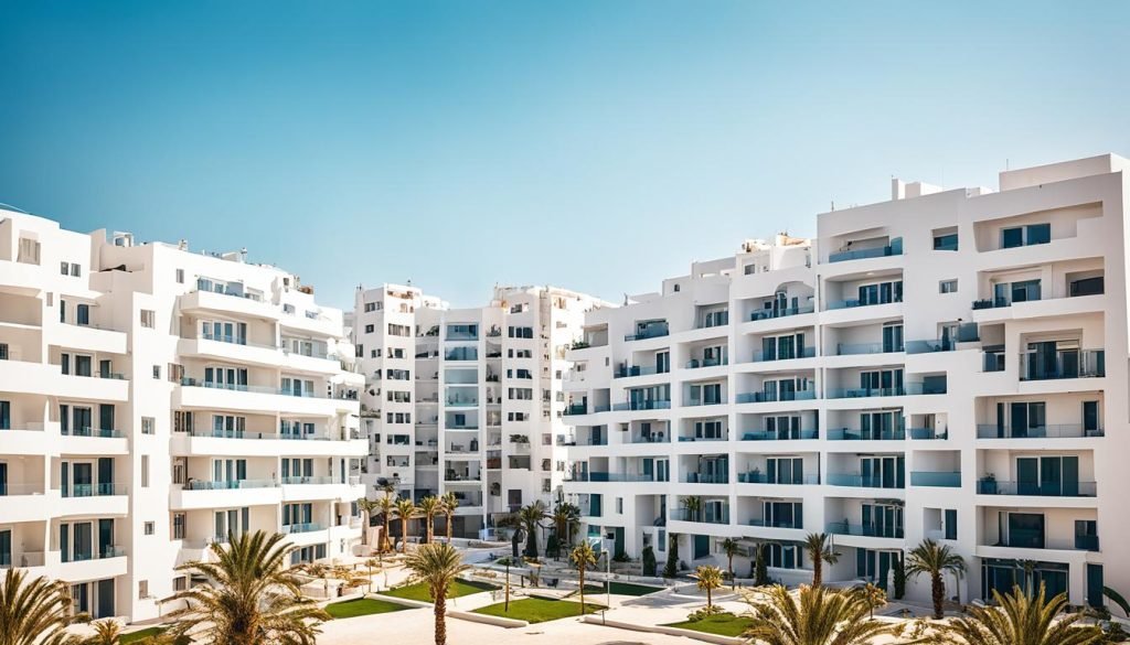 Tunisia rent cost for apartments