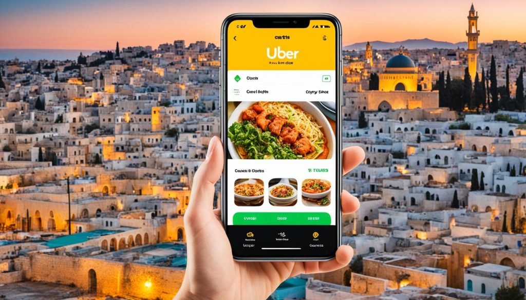 Uber Eats Tunisia app screenshot