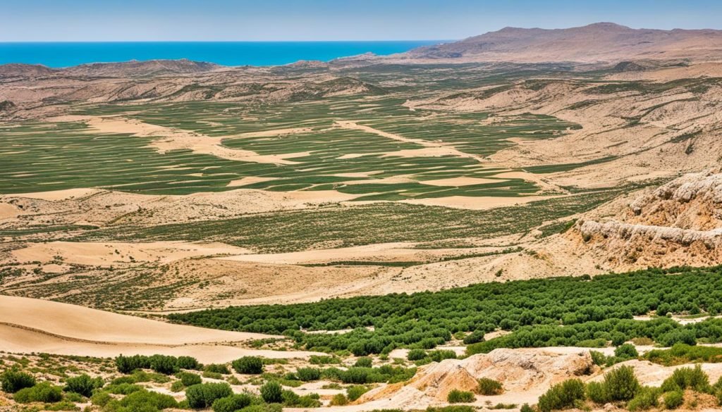 regional landscapes in Tunisia
