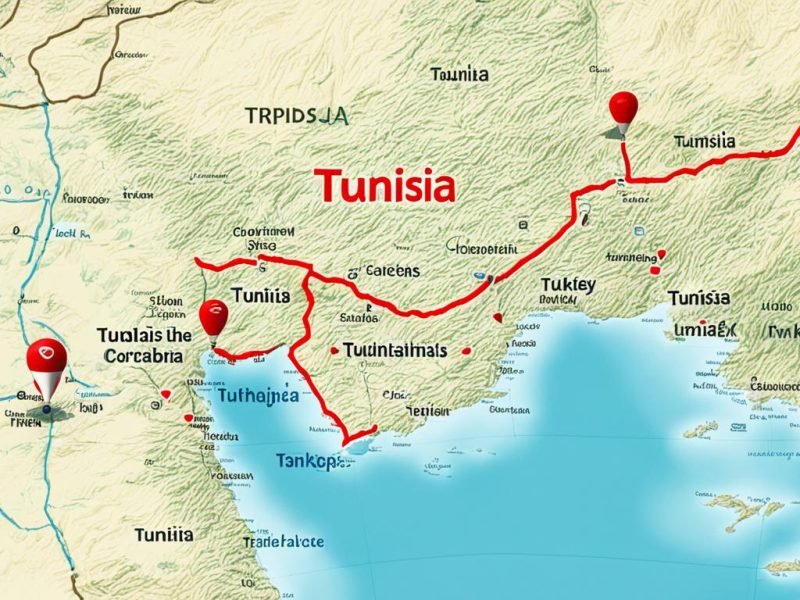 Is Tunisia Near Turkey?