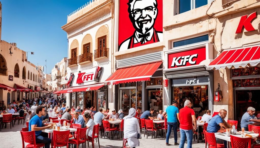 KFC presence in Tunisia