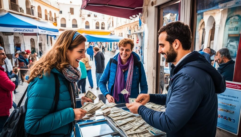 Exchanging money in Tunisia