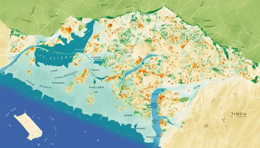 Tunisia Population Distribution