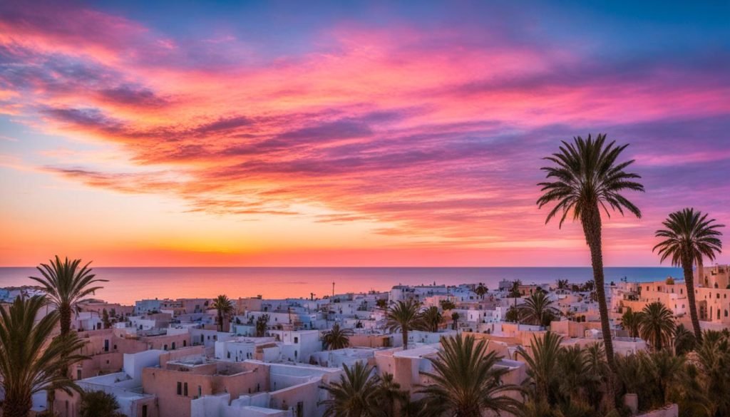 Tunisia sunset schedule